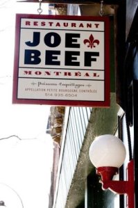 Joe Beef, Montreal